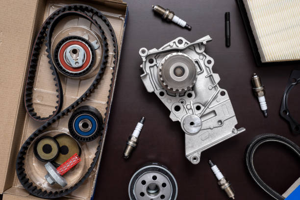 istock Various spare parts for the car 1466307050