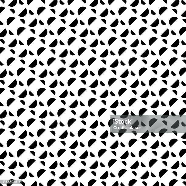 Semi Circle Pattern Stock Illustration - Download Image Now - Abstract ...