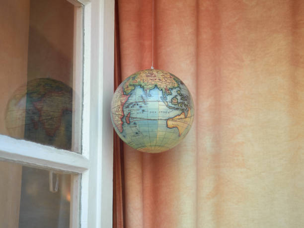 Vintage world globe