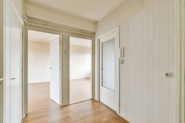 istock Doors in a hall in a new house 1466321478