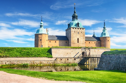 The old Egeskov Castle on Funen, Denmark