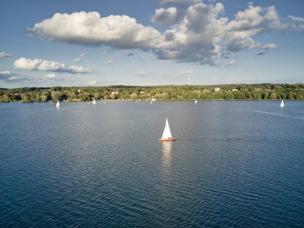istock Sailboat on lake Starnberg 1466323705