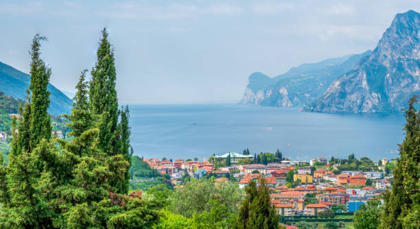 istock Torbole Top View to Italian Village 1466325714