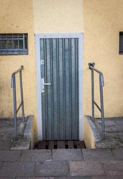 istock Iron door with a beautiful design 1466326067