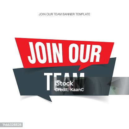 istock Business concept with text join our team. Vector illustration. stock illustration 1466328828