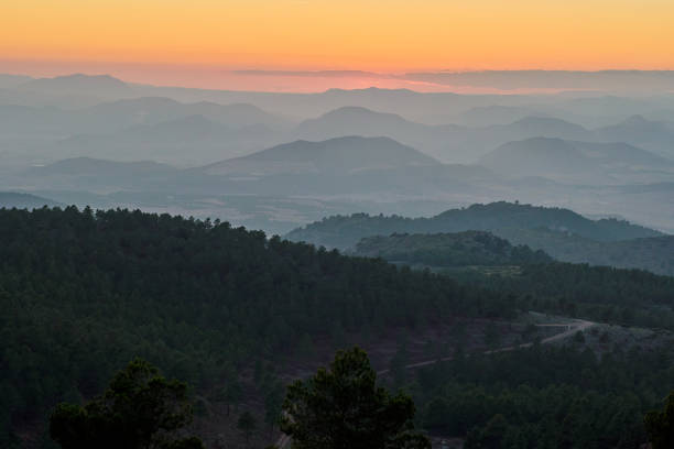 istock Pedro ponce mountains sunset with a dense forest mainly of pine trees.It is located between the municipal districts of Mula and Lorca, Murcia, Spain. 1466336369