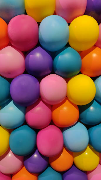 colorful balloons background