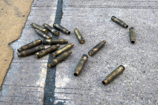istock Gun casings were at the scene. 1466353743