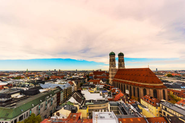 istock Munich town view during Autumn in Germany Holiday 1466354115