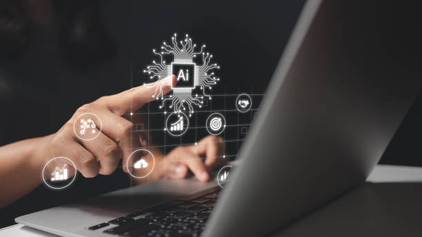 istock touching screen digital transformation change management, internet of things. new technology bigdata and business process strategy, customer service management, cloud computing, Ai technology. 1466354462