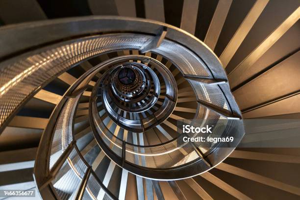 Spiral Staircase Stock Photo - Download Image Now - High Angle View, Spiral, Escargot