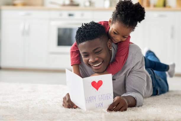 istock Black daddy and daughter celebrating Fathers Day 1466358179