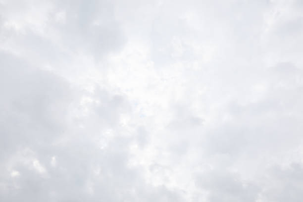 istock Picturesque view of beautiful sky with white clouds 1466363108