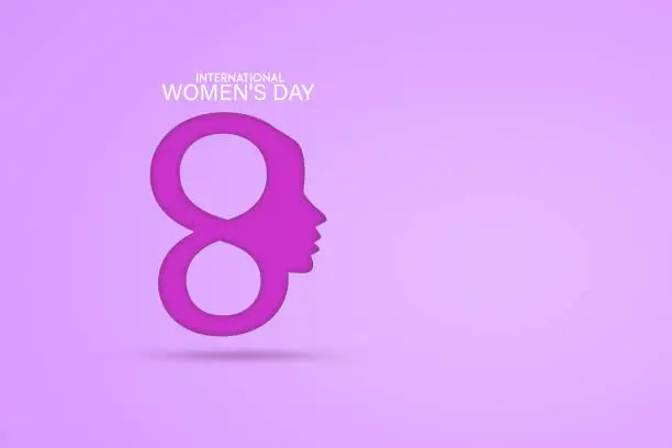 International womens day, national womens day, 8 march and happy womens day idea.