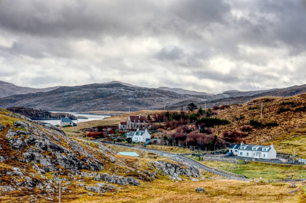 istock High view overlooking sea Loch and Village 1466364295