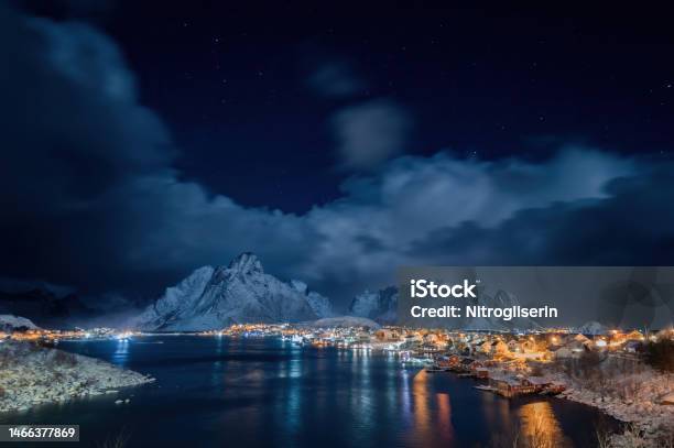 Reine The Hearth Of Lofoten Stock Photo - Download Image Now - Lofoten, Lofoten and Vesteral Islands, Winter