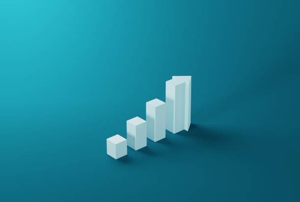 istock Growing blocks and a tall arrow pointing towards growth. 1466378360