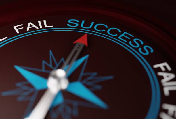 istock Compass pointing in the direction of success. 1466378628