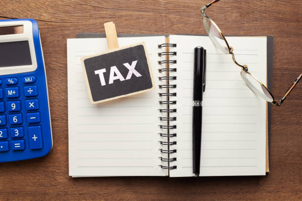 istock Tax time reminded on the notebook 1466380917