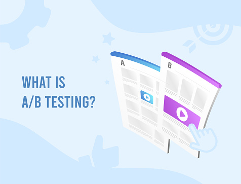 What Is Ab Testing Illustration Split A And B Test Comparison With ...