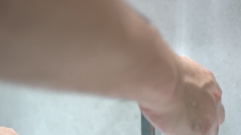 open the faucet to wash your hands then close the faucet