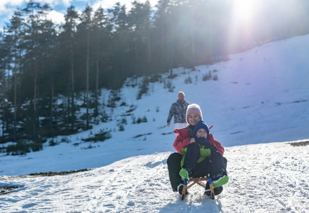 istock Children enjoys tobogganing 1466402235