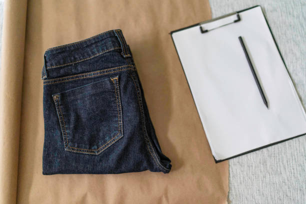 Concept of selling clothes online.