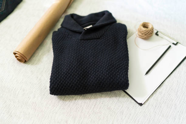 Concept of selling clothes online.