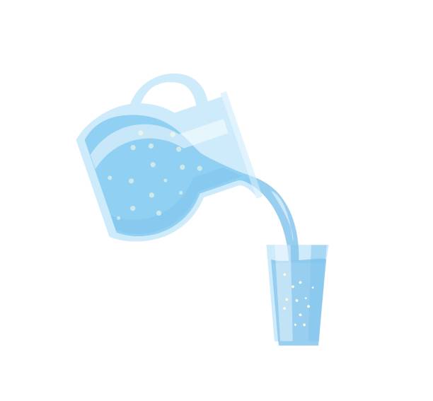 illustrations, cliparts, dessins animés et icônes de water_jug1 - pouring jug water liquid