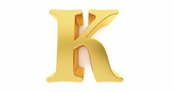 istock golden K lettre isolated on white backgeound 1466410084