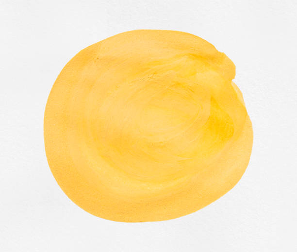 istock yellow brush isolated on white paper background y 1466411545