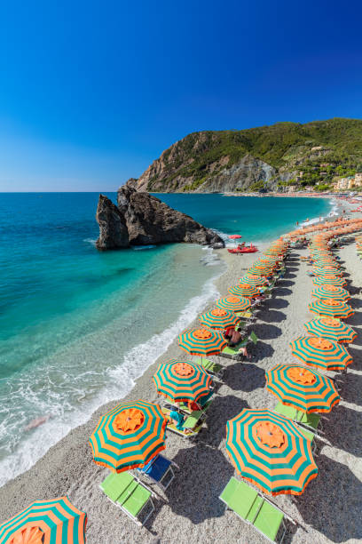 istock Monterosso al Mare beach in Cinque Terre, Italy 1466420298
