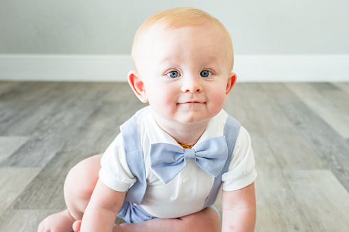 Cute little boy 1 year old