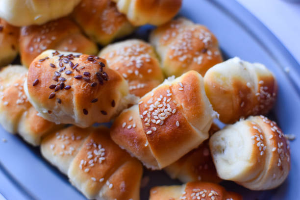 istock Salty rolls with cheese and sesame seeds 1466435137