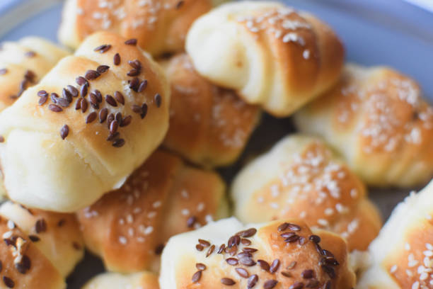 istock Salty rolls with cheese and sesame seeds 1466435199
