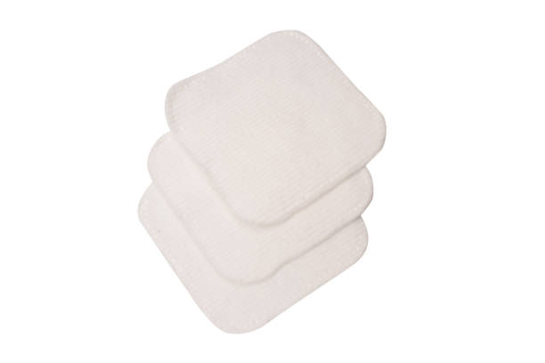 istock Stack of white cotton sponges isolated on a white background. 1466436569