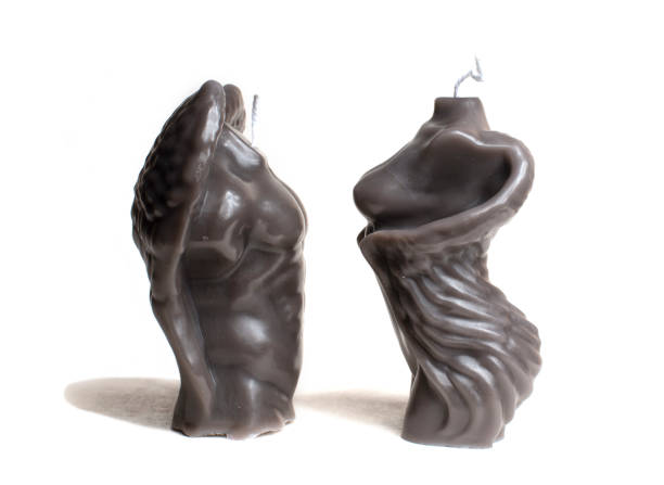 istock Beautiful handmade colored wax candles 1466440358