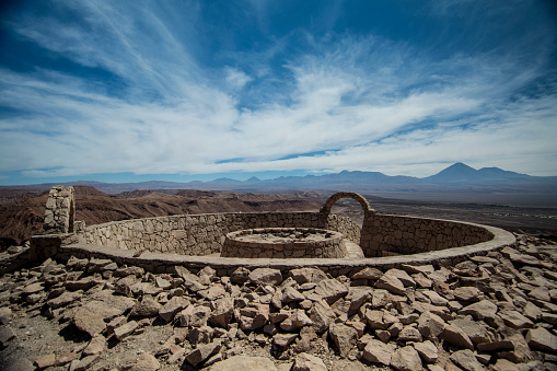 Antiguo Pukara en San Pedro de Atacama, Chile photo