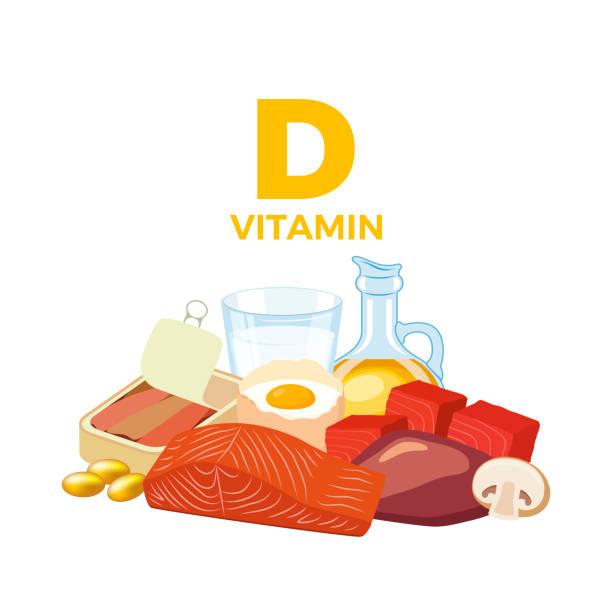 illustrazioni stock, clip art, cartoni animati e icone di tendenza di vitamina d nel vettore icona alimentare - omega 3 white background medicine cod liver oil