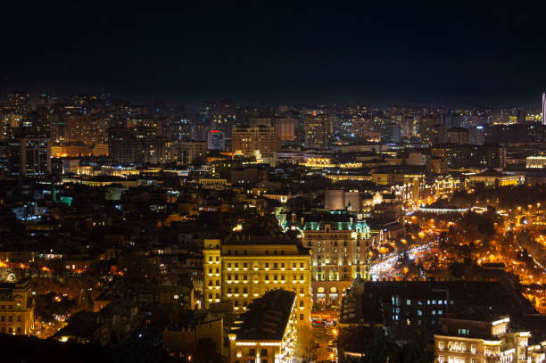 istock Glowing Baku at night 1466457798