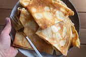 Staple of pancakes, traditional for Russian pancake week