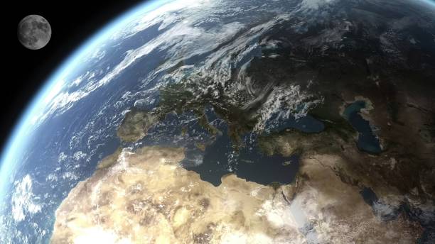 istock Earth View From Space To Europe 1466469637