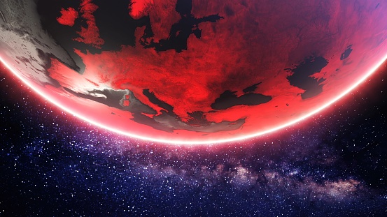 Red Shiny Earth