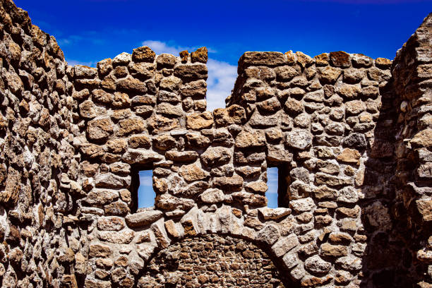 gate, stone, medieval, castle, ruin, loopholes