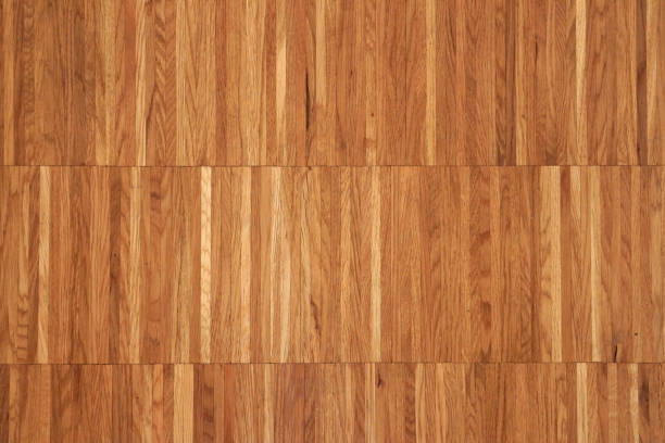 Strip parquet  floor as wooden background stock photo