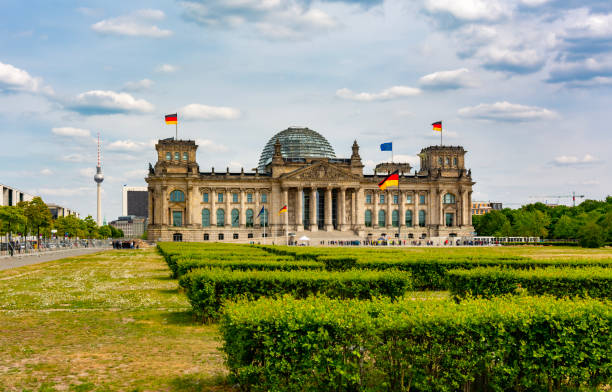 istock Reichstag building (Bundestag - parliament of Germany) in Berlin 1466472777