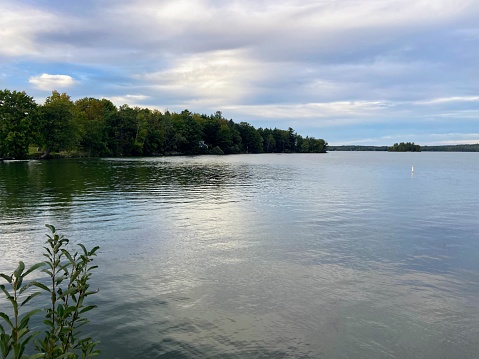 Webber Pond in Vassalboro, Maine