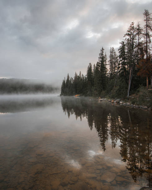 istock Mountain Reflection in the Canadian Rockies 1466504903