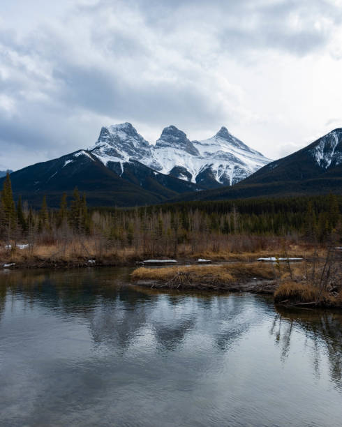 istock Mountain Reflection in the Canadian Rockies 1466505102