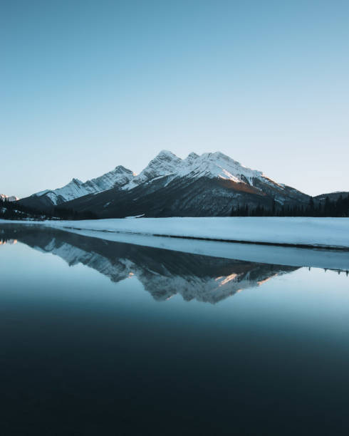 istock Mountain Reflection in the Canadian Rockies 1466505146